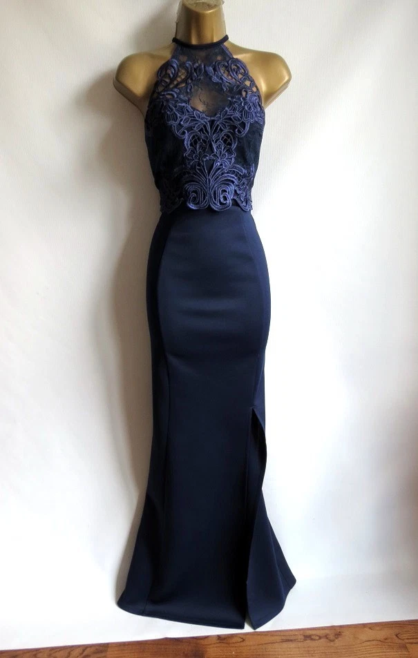 lipsy lace bodycon dress navy Blue Dresses for Women for sale Designed with lace detailing