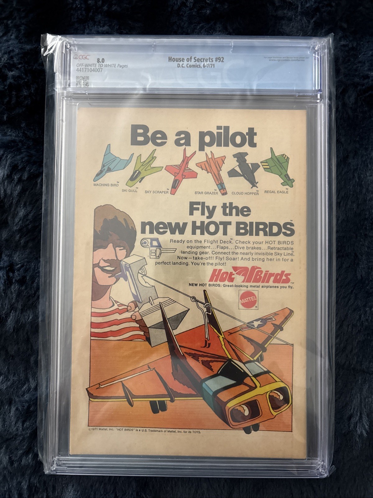 House of Secrets #92 CGC 8.0 1971 OW/W PGS 1st  Apr. of Swamp Thing DC Key 🔑