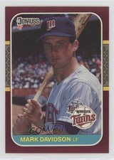 1987 Donruss Opening Day Box Set Mark Davidson #225 0f3j