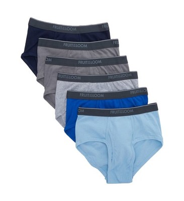 Mens Fashion Briefs 6 pack Assorted
