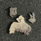 DISNEY PIN LOT ATTRACTION SPLASH MOUNTAIN RARE BRER FOX LOG BRER RABBIT MINI PIN — photo 7