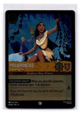 Pocahontas - Finding the Way 8/204 Common Cold Foil Lorcana Winterspell NM