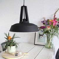 Schwarze HäNgelampe Eden 7704ZW E27 Fassung