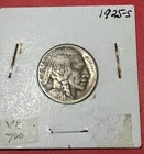 1925S US Buffalo Nickel! "San Francisco" Mint! Very Good! Old US Coin!