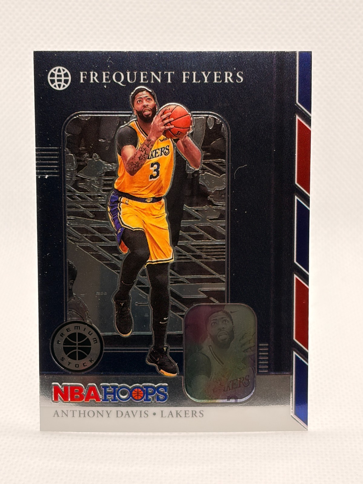 2019-20 NBA Hoops Anthony Davis Frequent Flyers Insert #2 - Los Angeles Lakers
