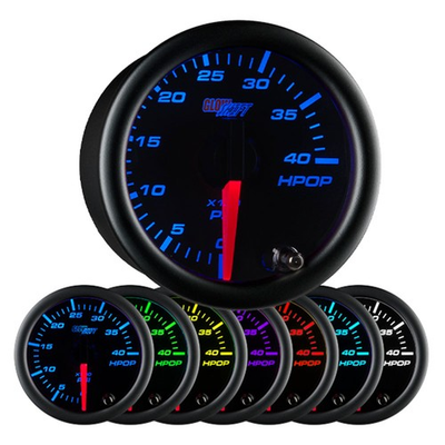 #ad GlowShift HPOP Pressure Gauge Kit for 7.3 6.0 Power Stroke Super Duty Black 7 $84.99
