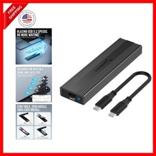 USB 3.2 Type-C Tool-Free Enclosure for M.2 PCIe NVMe and SATA SSDs EC-SNVE