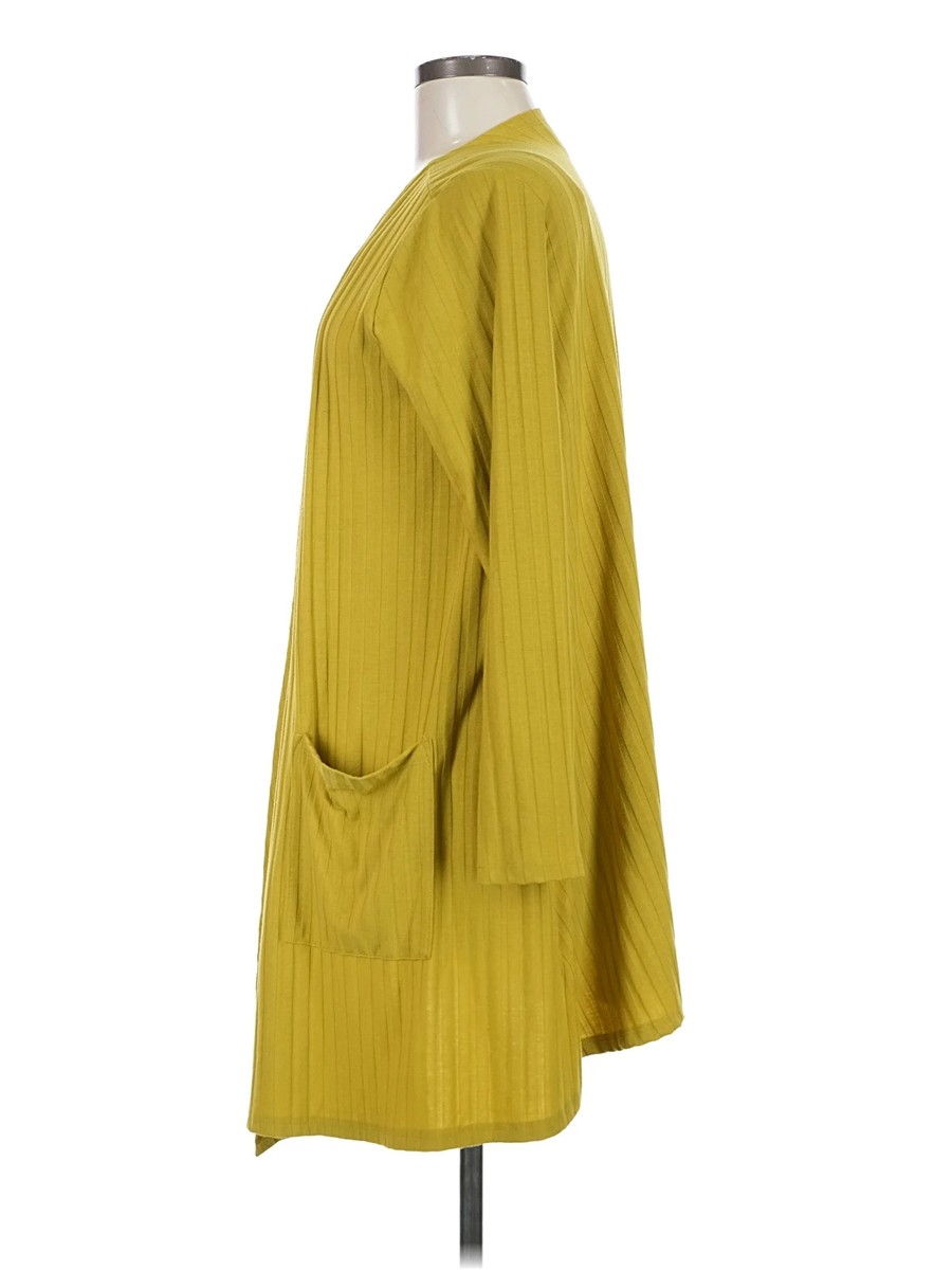 Lularoe Women Yellow Kimono M View 4