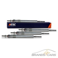 Atec 4X GlÜHkerze FÜR Opel Astra J P10 K B16 Insignia Meriva B Mokka 1.6 Cdti
