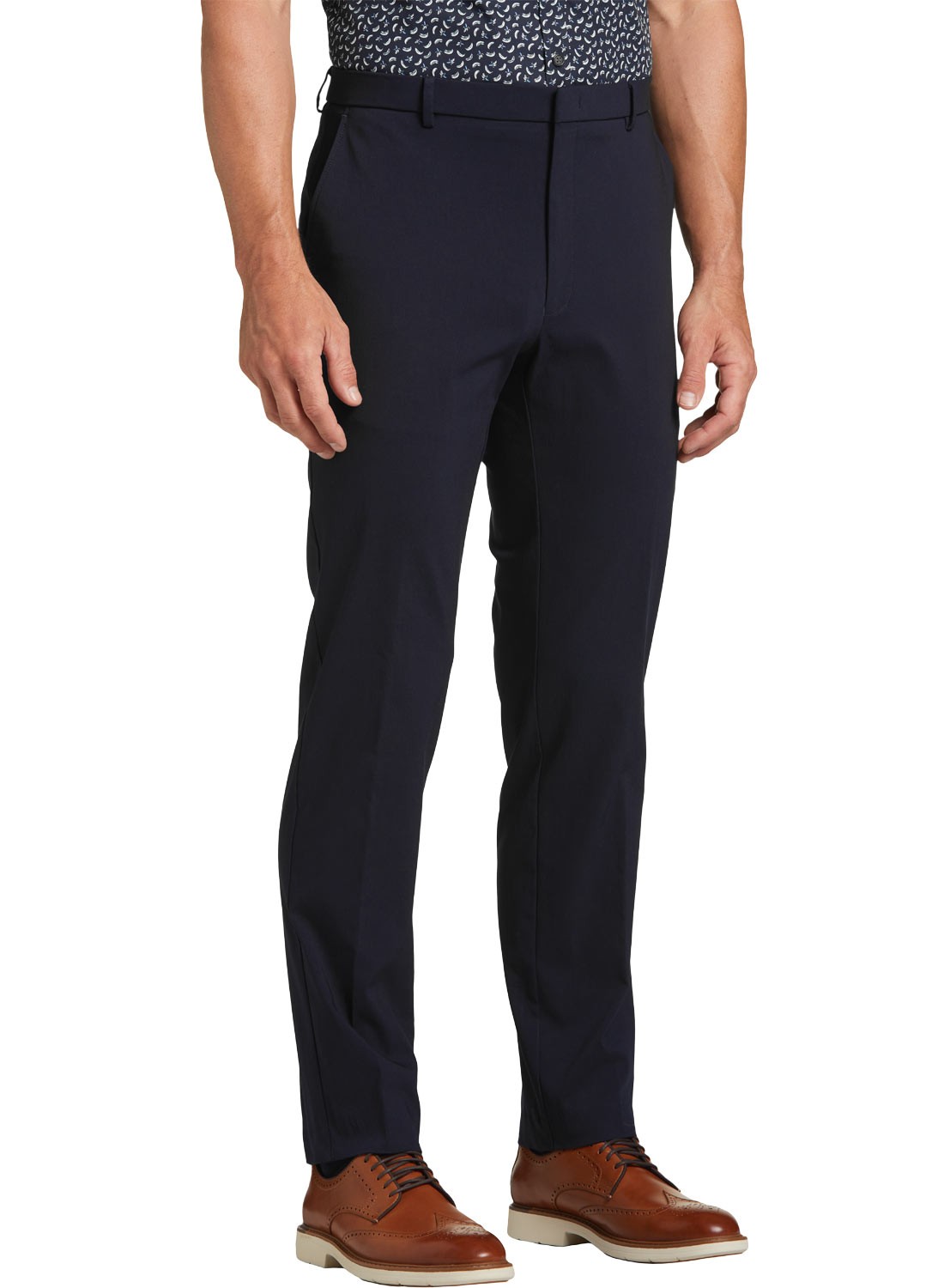 Мужские брюки-стрейч Tommy Hilfiger в современном стиле 38 Вт X 32 Л темно-синий Зеландия 120 10190₽