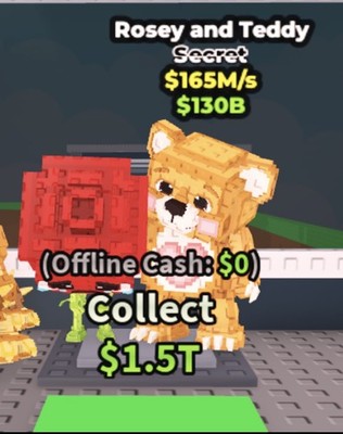   Rosey and teddy 165m/S Steal a Brainrot (Read Descripion) CHEAP