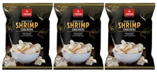 3 VIFON Shrimp Crackers Mild Flavor 100g 3.5oz