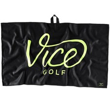 Vice Golf Shine Microfiber Golf Towel Drip Lime 16 x 28 inches