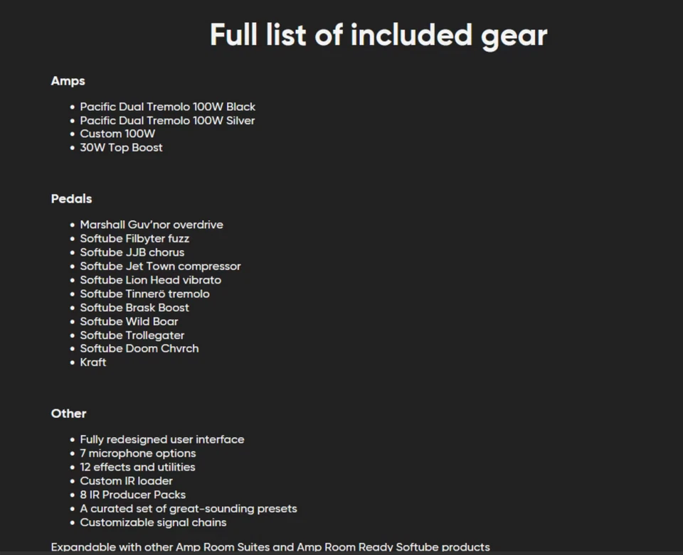 Softube Amp Room Vintage Suite - Image 2 of 2