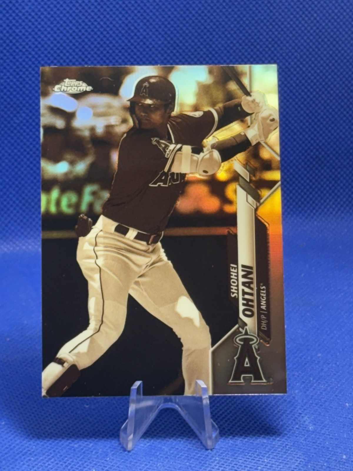 2020 Topps Chrome Shohei Ohtani #21 Sepia Refractor Los Angeles Angels