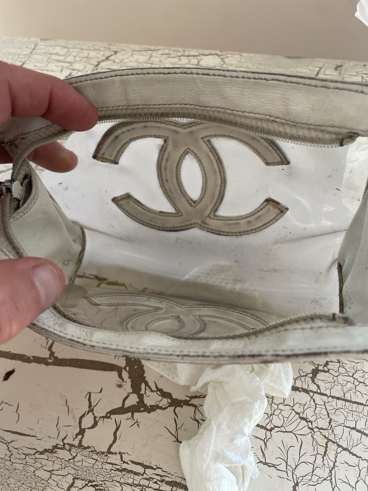 Chanel Translucent Bag With Translucent Wallet  P… - image 4