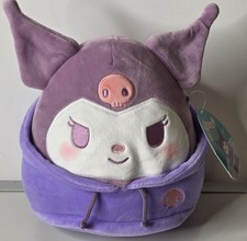Kuromi Squishmallow NEW RELEASE Hello Kitty Sanrio Lavender Hoodie RARE Plush