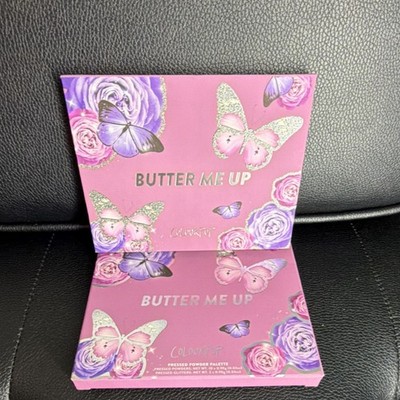 ColourPop Butter Me Up Eyeshadow Palette Assorted Matte Glitter Shimmer Shades