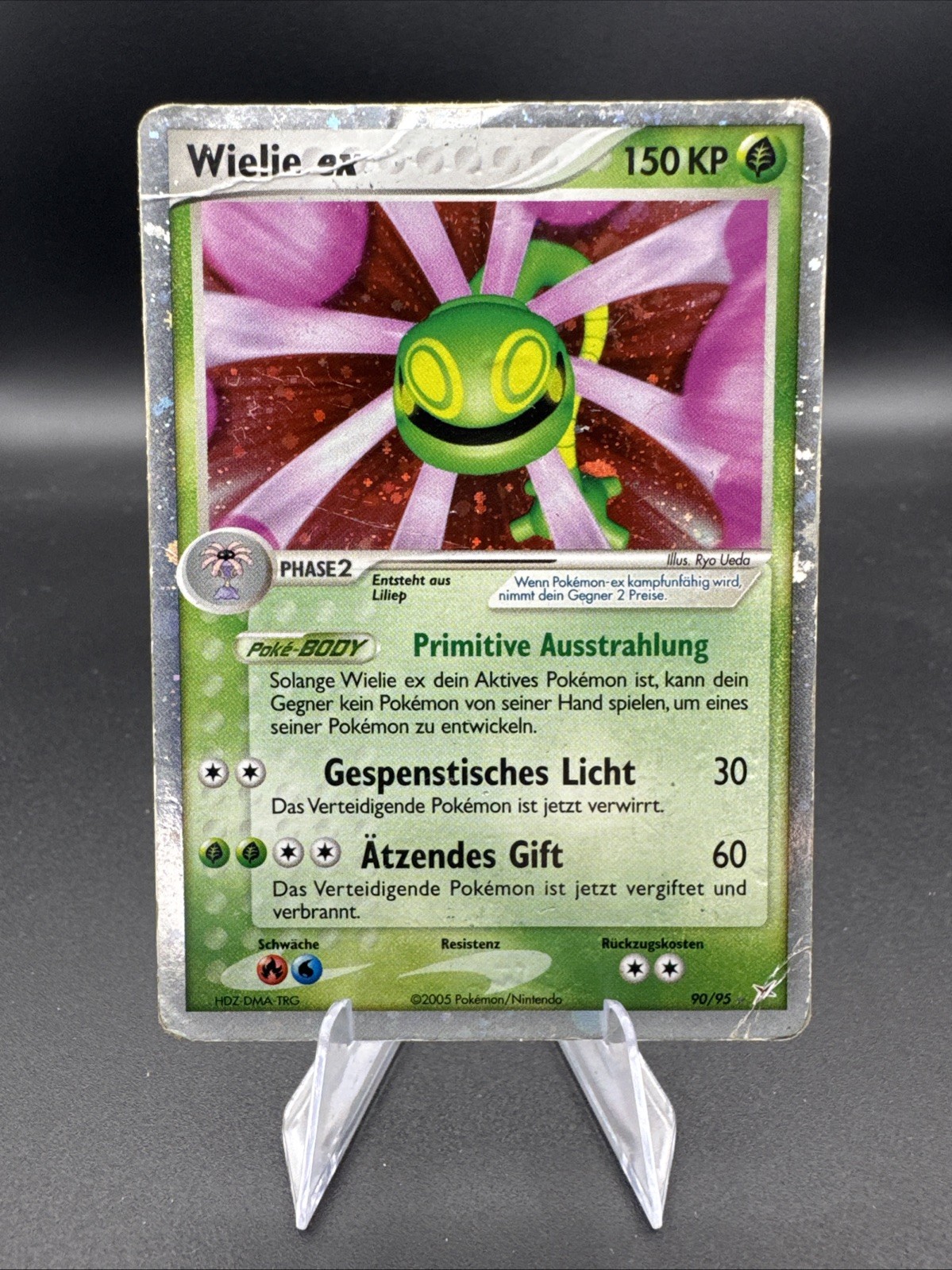 Wielie ex 90/95 Ultra Rare Pokemon EX Team Magma vs Team Aqua MA PO VTG German