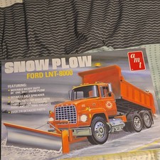 Amt Ford Lnt-8000 Snow Plow 125 Plastic Model Kit Water-slide Decals Amt117806