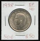 1938 Canada Fifty Cents - Nice condition
