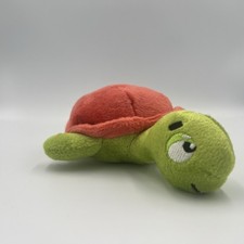 Aurora World Stuffed Animal Green Turtle, Orange Shell 8 Plush 2017