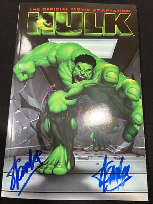 Hulk The Movie The Official Adaptation Marvel Comics Signed By