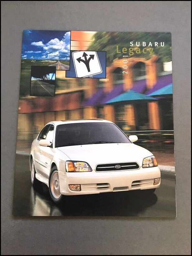 2001 Subaru Legacy 24-page Original Car Sales Brochure Catalog