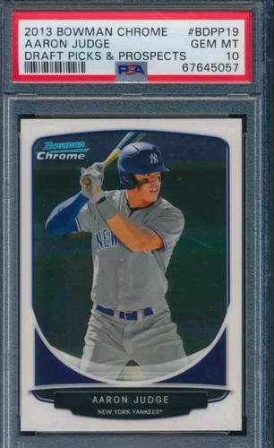 PSA 10 AARON JUDGE 2013 Bowman Chrome Draft Yankees Rookie RC GEM MINT
