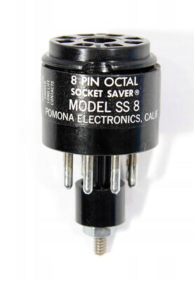 Neu ITT Pamona Electronics 8 PIN OCTAL SOCKET SAVER MODEL SS 8