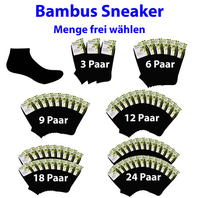 1-24 Socken Damen He. Sneaker Auswahl Bambus Business  ''35-38 39-42 43-46 47-50''