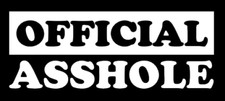 Official Ass Hole Decal Sshole Jdm Funny Decal For Car Windows Outdoors Work Official Ass Hole Decal Sshole Jdm Funny Decal For Car Windows Outdoors Work