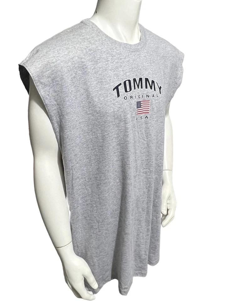 Tommy Original Genuine Sonoma USA Shirt Size 2XL XXL American Flag Sleeveless - Image 3 of 4