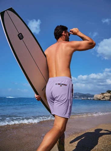 Men's Quick Dry Drawstring Shorts Stretch Athletic Beach Gym Casual - Picture 3 of 55