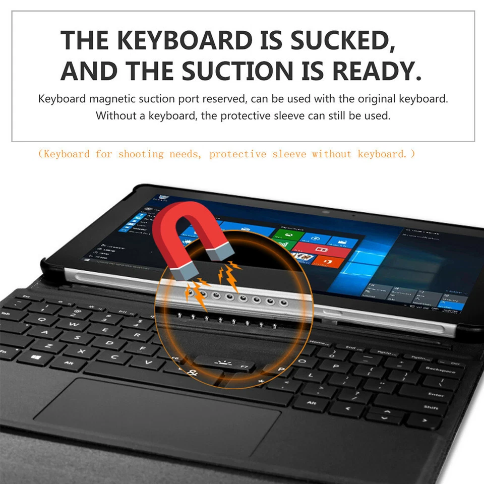 PU Leather Case For Microsoft Surface Pro 7 12.3" Tablet Case Protective Cover - Image 2 of 4