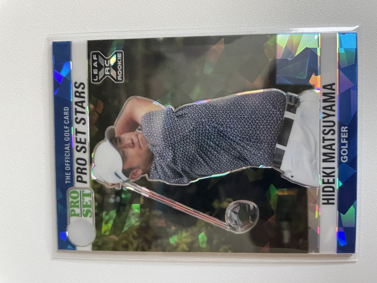 2021 Pro Set Stars Hideki Matsuyama XRC Blue Ice #/25 | eBay