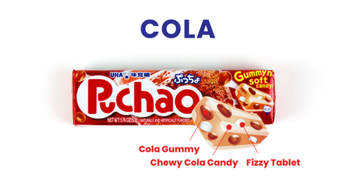 UHA Puchao Chewy Candy 1,76 oz Fragola Cola Ramune soda uva melone mango Giappone - Foto 6 di 14