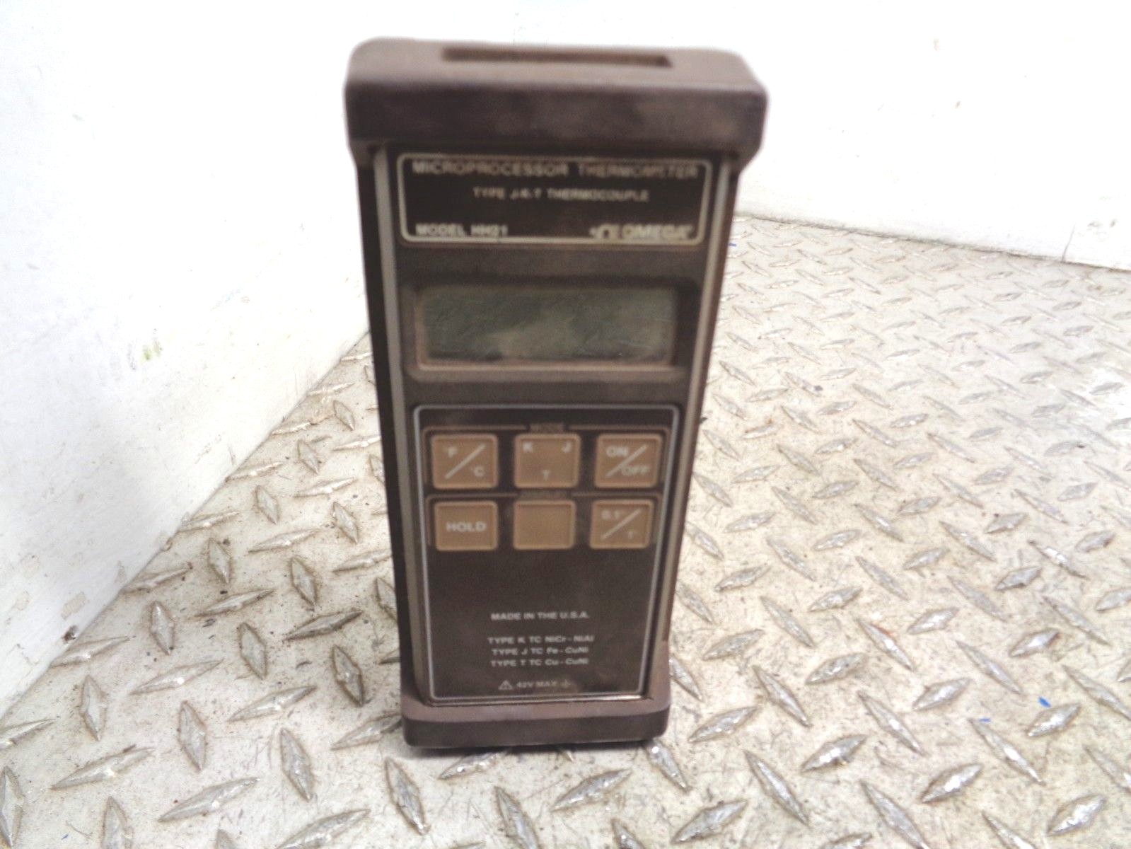 OMEGA MICROPROCESSOR THERMOMETER TYPE JKT THERMOCOUPLE HH21 eBay