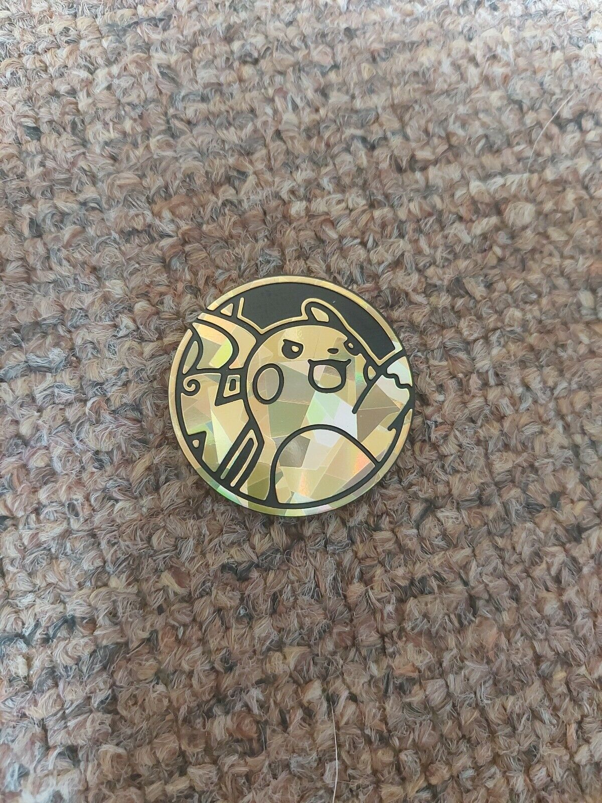 Raichu Super sale period Regular store limited Pokemon Coin Flipping TCG Gold