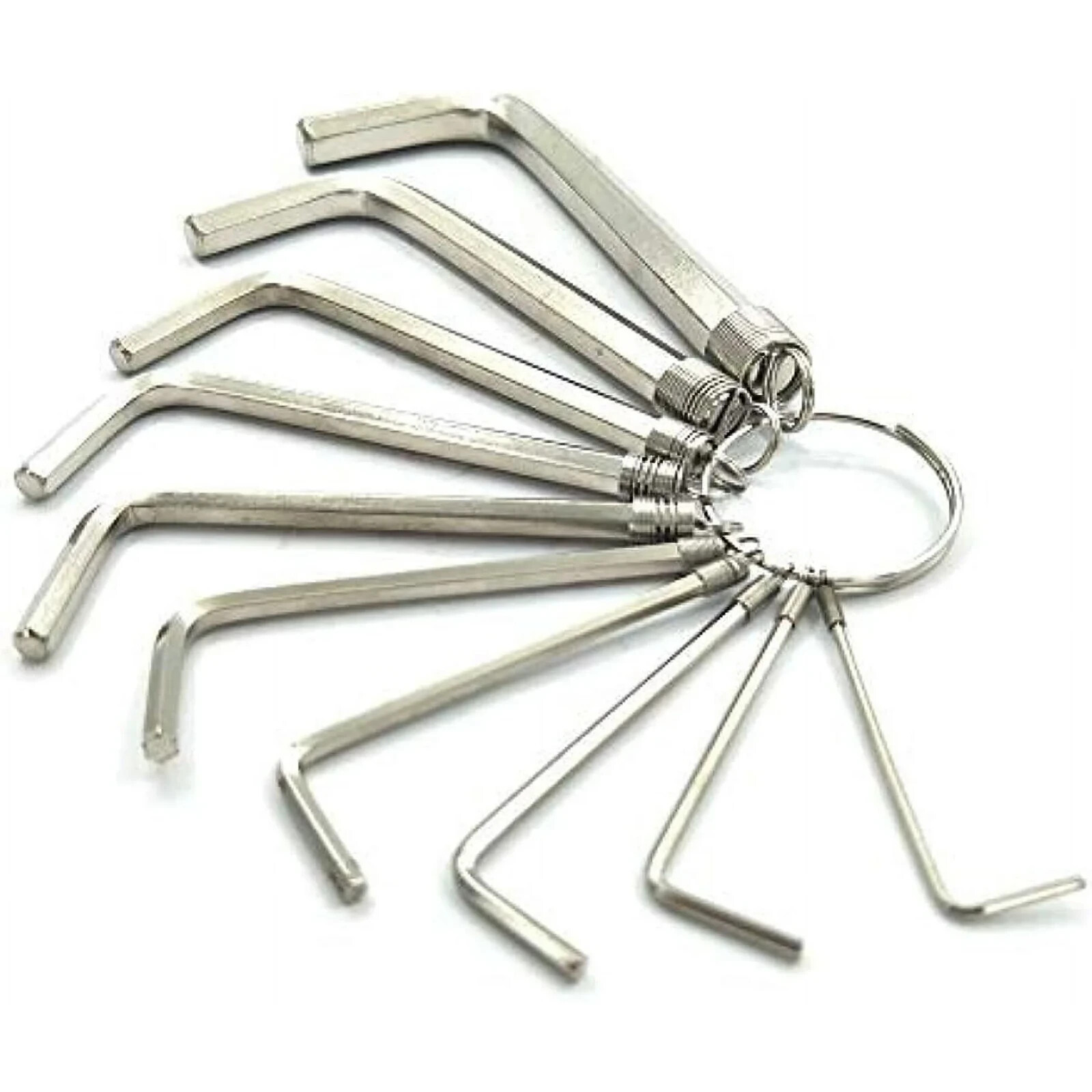 10x Metric Allen Key Hex Set Kit Allan Alan Alen Anti Rust Set 1.5mm ...