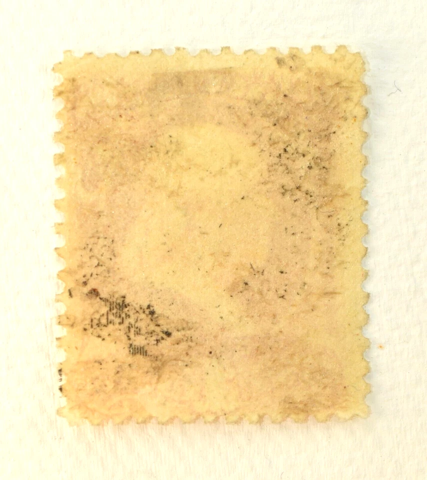 SELLO DE ESTADOS UNIDOS SCOTT #O1S FRANKLIN 1C DEPARTAMENTO DE AGRICULTURA ESPÉCIMEN MH, 1873 Foto 2 de 2