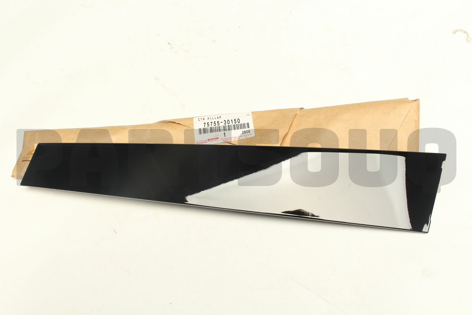 7575530150 Genuine Toyota MOULDING, FRONT DOOR WINDOW FRAME, REAR 