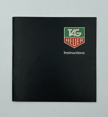 TAG Heuer Instruction Manual