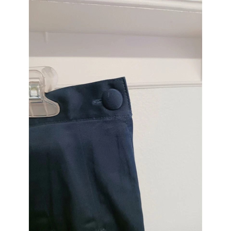 Minifalda plisada de algodón azul y verde Luella para Target talla 15 con botones laterales Foto 4 de 4