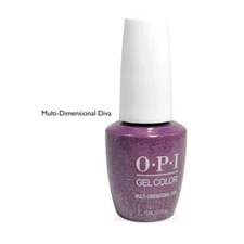 OPI Soak Off Gel Nail Polish GC E04 Multi-Dimensional Diva 0.5oz