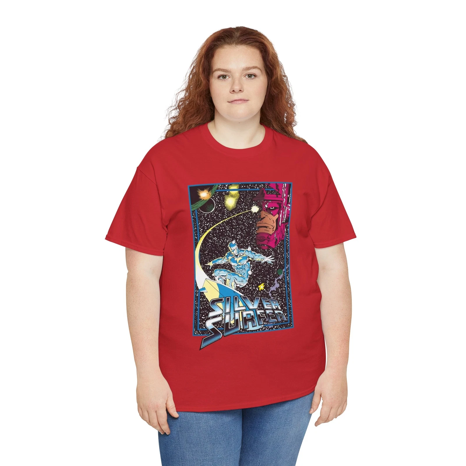 Silver Surfer T-Shirt - Marvel Comics - Ron Lim Art - Galactus - Norrin Radd