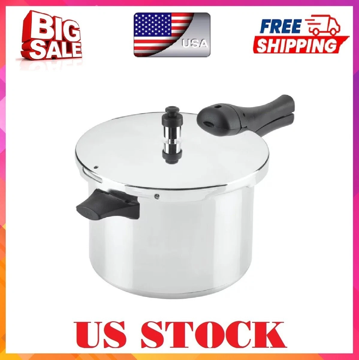 Farberware 6-Quart Cookware Aluminum Pressure Cooker 