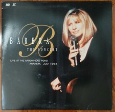 BARBRA STREISAND Laserdisc THE CONCERT Live  Arrowhead Pond 1994 LD