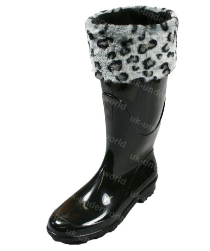 Ladies Wellie Socks Fleece Wellington 