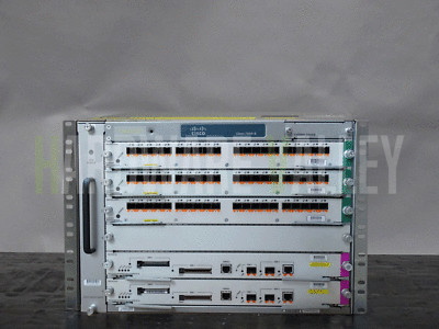 CISCO7606-S + FAN-MOD-6SHS +2x PWR-2700-DC +3x 7600-ES20-GE3C + 2x RSP720-3C-GE